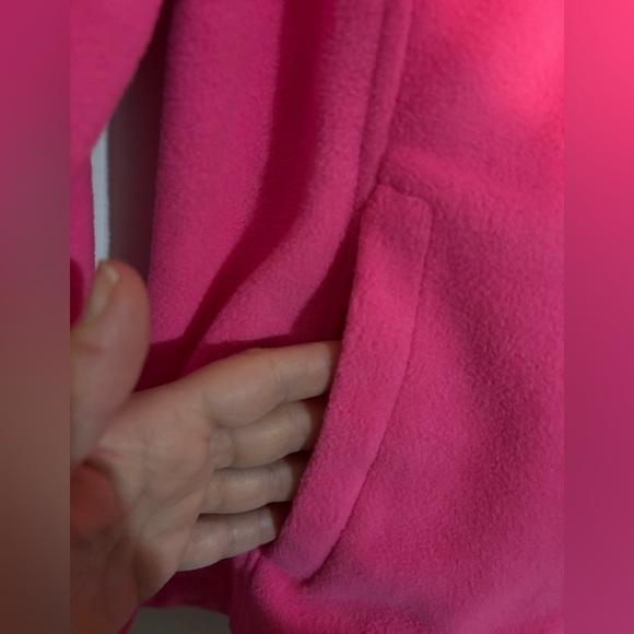 NWT New Balance Fleece Zip-up Sweatshirt Pink Size XL - Picture 4 of 7